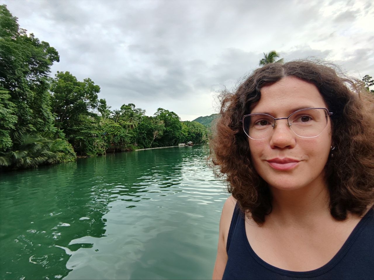 Irina on Loboc River